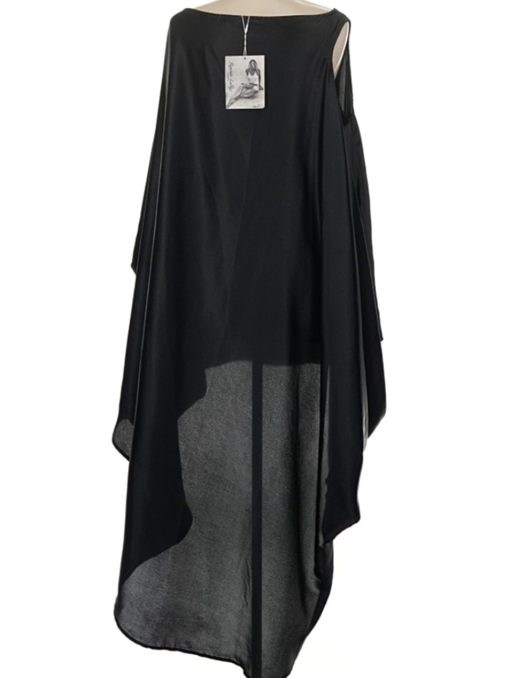 Ramona Larue RiRi Kaftan Black NWT OS - Picture 5 of 7